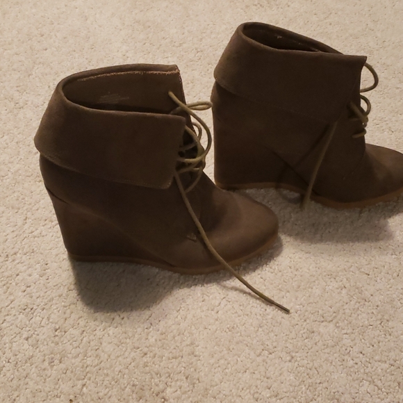 Mossimo Supply Co. Shoes - Mossimo wedge booties